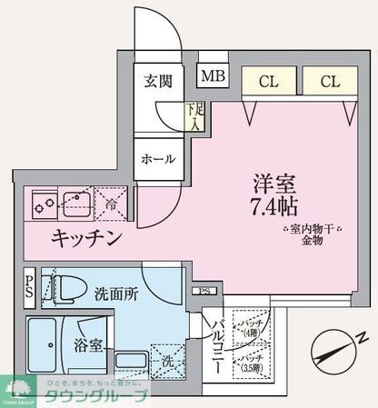 ARKMARK東中野の物件間取画像